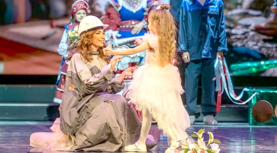 Номер с пятилетней дочерью Алисой полевчанка готовила самостоятельно при поддержке близких. Фото предоставлено Ольгой Корж