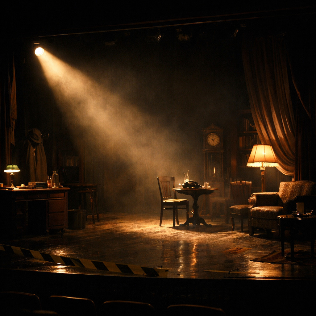 Театральный детектив на сцене, афиша спектакля 8 разгневанных женщин, билеты