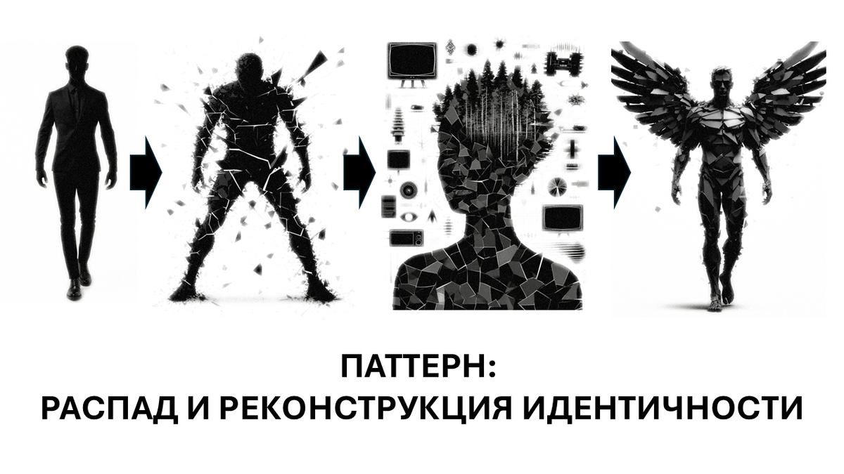 Паттерн в действии: личность не уничтожается, но проходит через стадии разрушения и сборки из нового материала