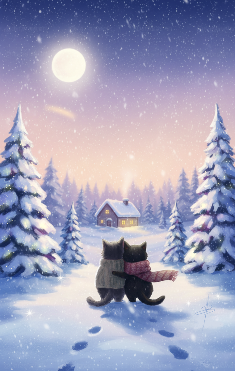 "Мишка и Пушинка. Путь домой", иллюстраций DARASLAVIART 