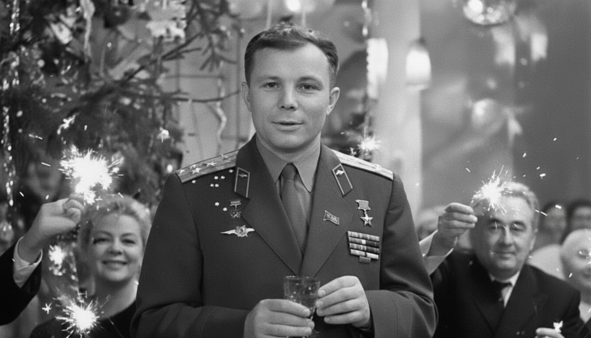 Гагарин в "Голубом огоньке" в 1965 году