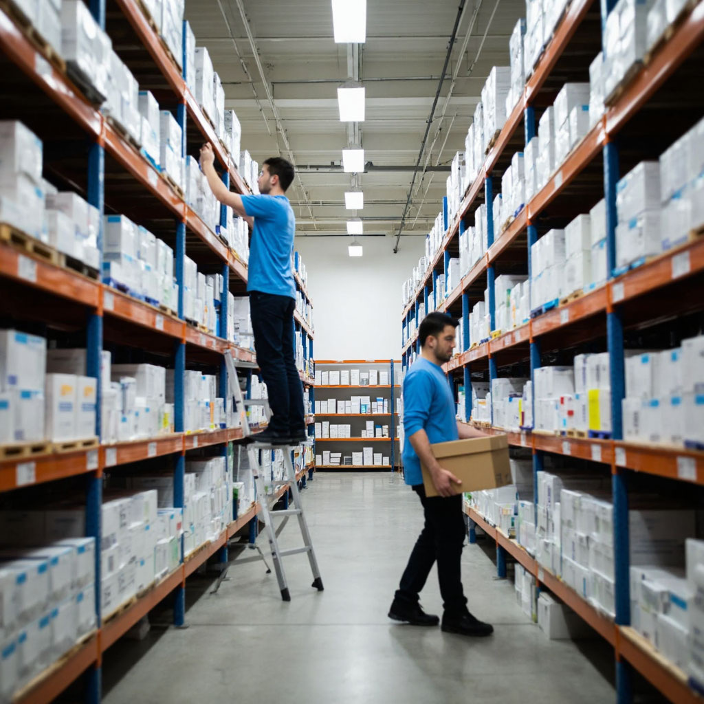 Освещение на складе