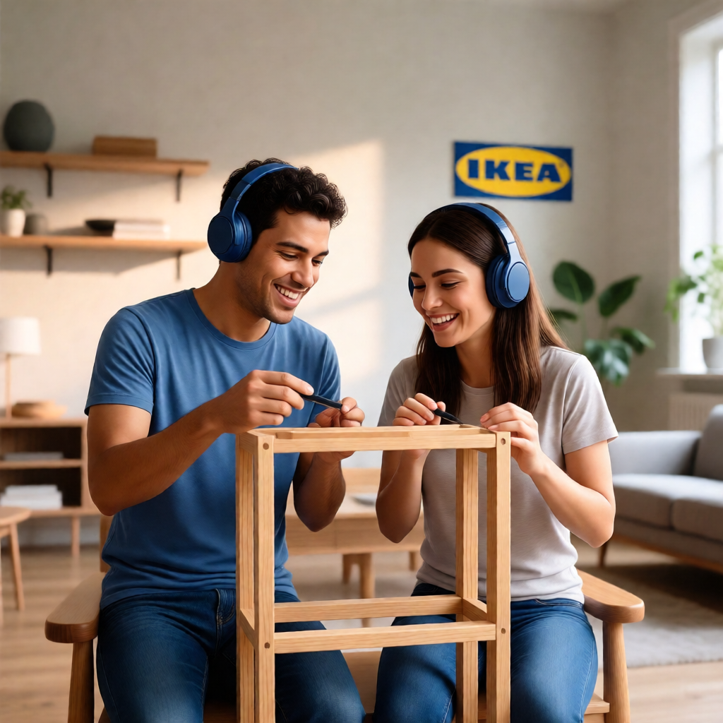 Оказывается что сборка мебели может быть ооооочень увлекательна.