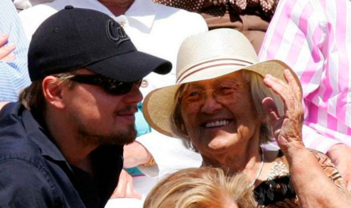 Ди Каприо с бабушкой