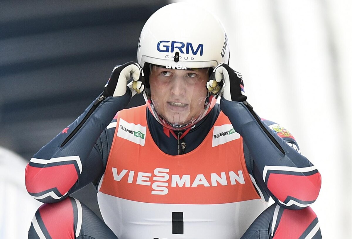 Российский саночник Александp Горбацевич © Sputnik