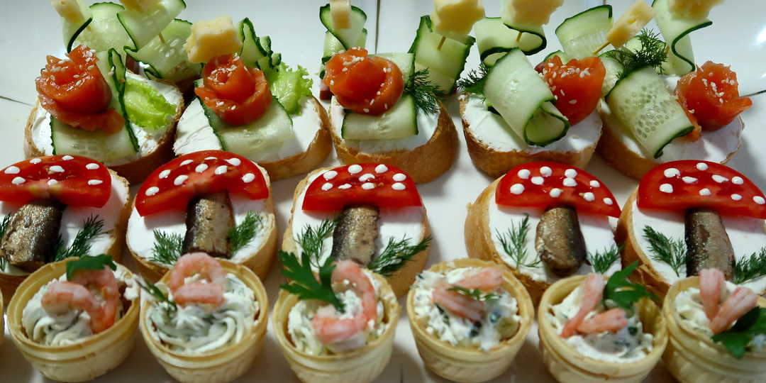 Красивые и вкусные закуски на Новогодний стол