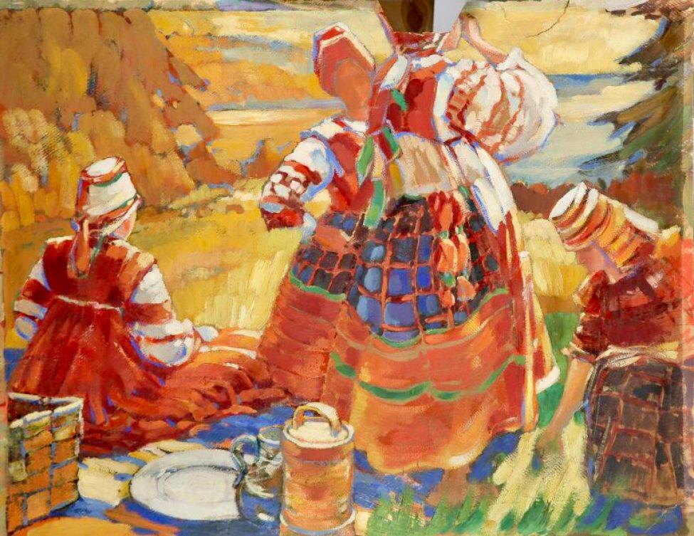    Пётр Субботин-Пермяк. "Ау-у". © Пермская художественная галерея