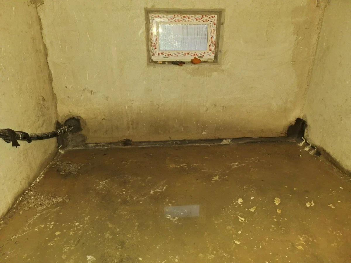 Фото подвала ДО ремонта 