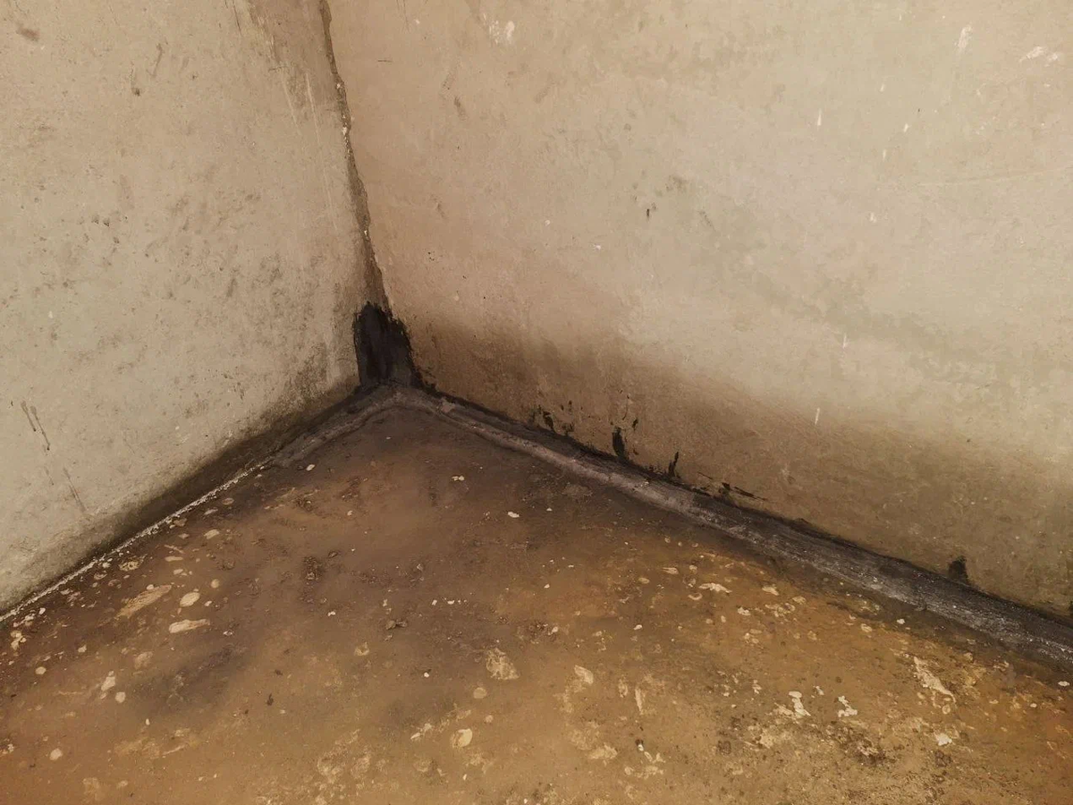 Фото подвала ДО ремонта