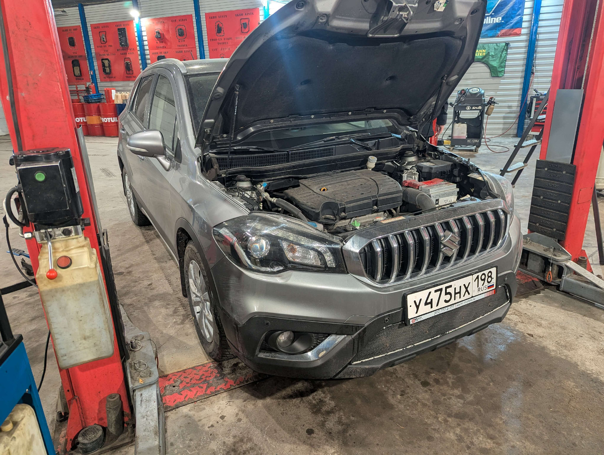 Замена охлаждающей жидкости Suzuki SX4