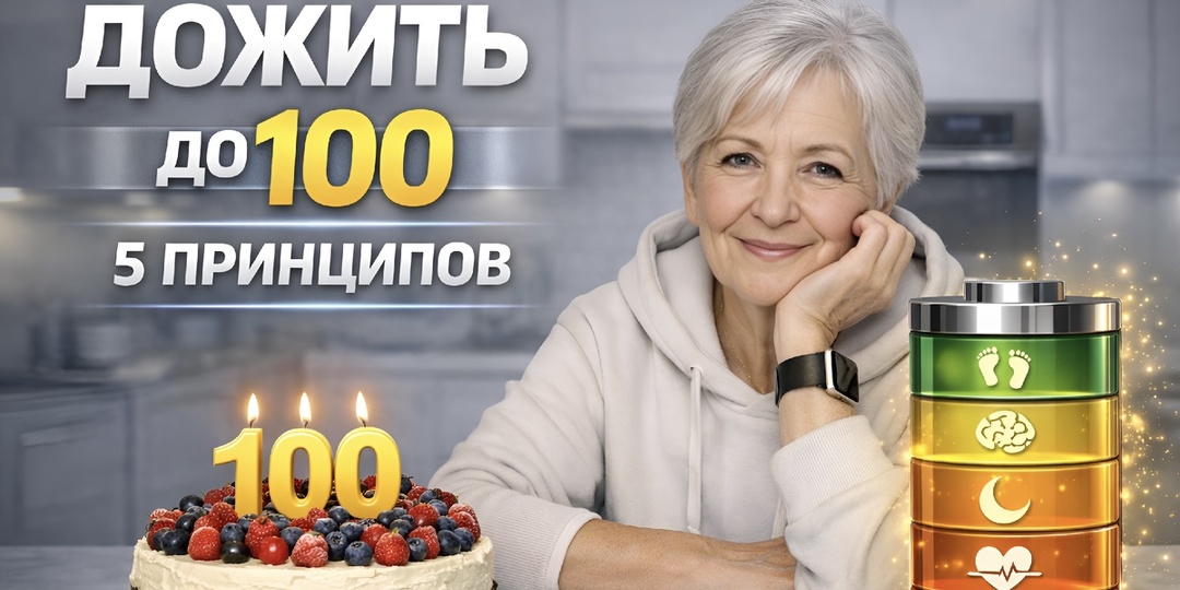 Как дожить до 100: 5 принципов активного долголетия