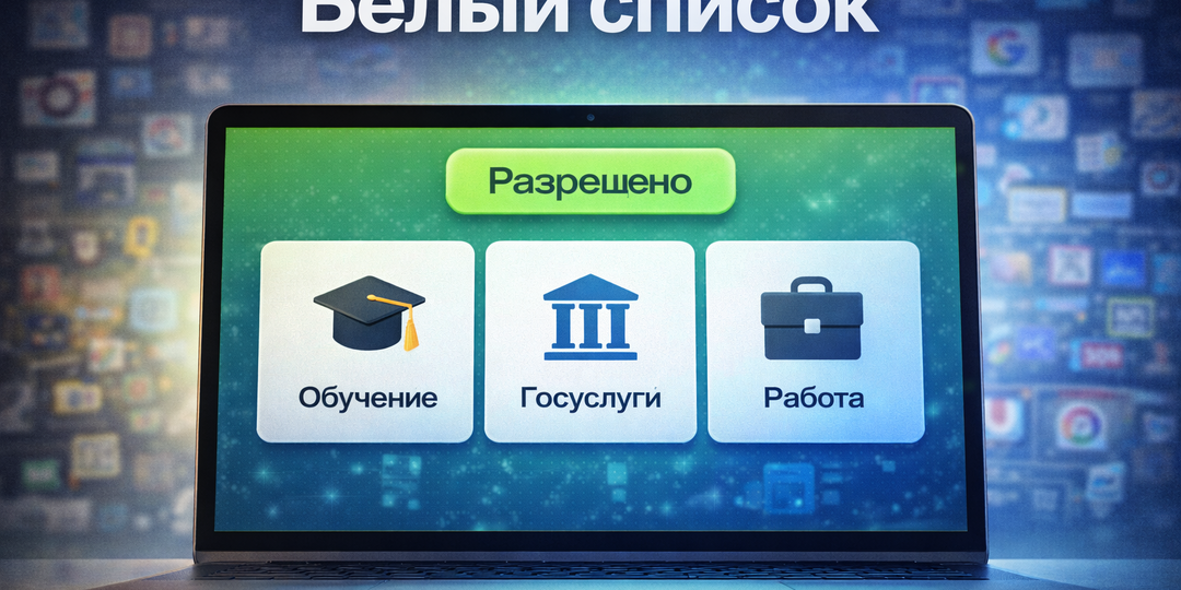 Белый список сайтов и приложений: что это такое, чем отличается от блокировок и зачем он вообще нужен