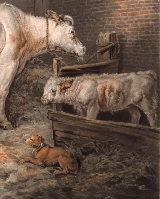 Джеймс Уорд. Коровник. (Деятель). 1793. Шабкунст. Йельский центр британского искусства