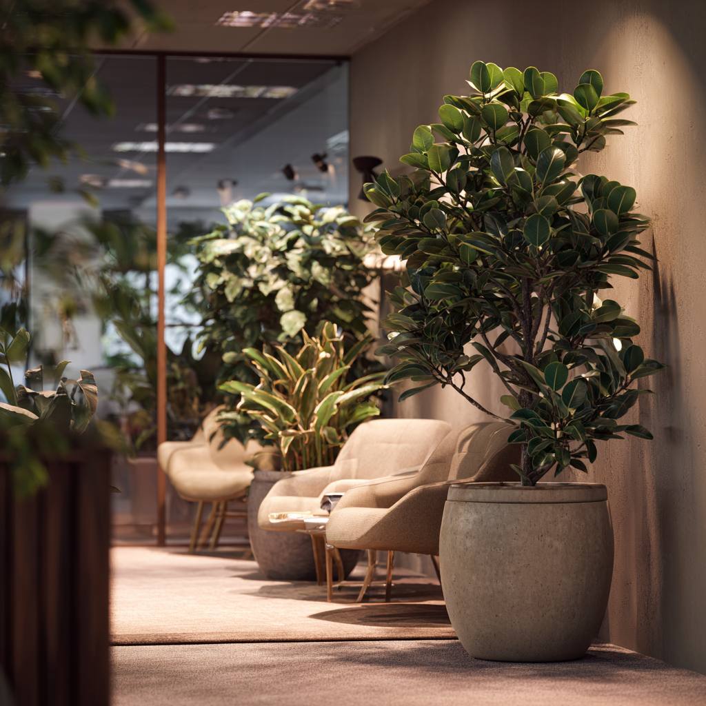 Как зелень повышает продуктивность в офисе