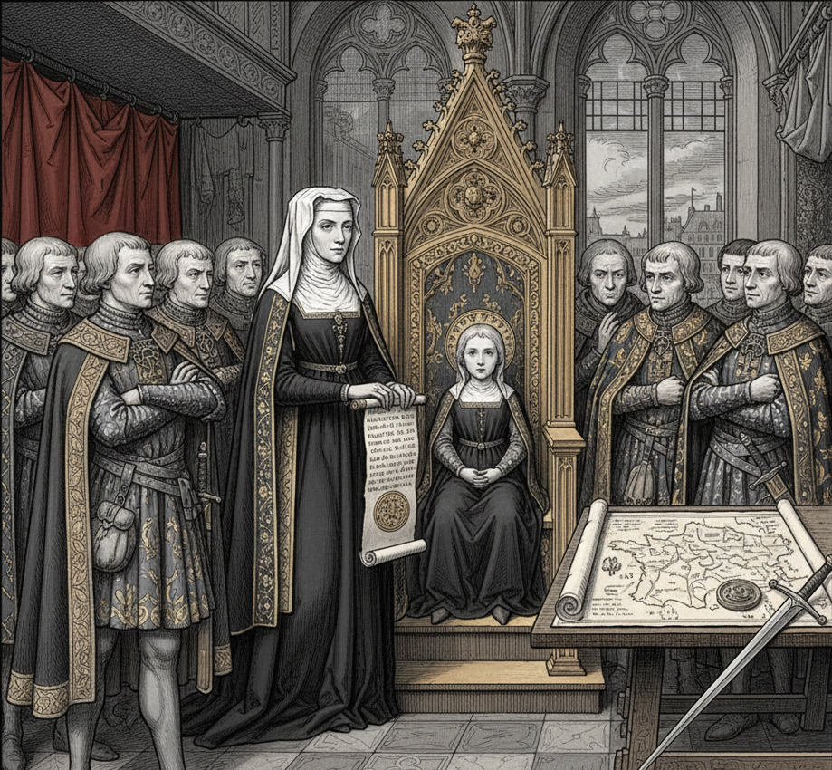 Бланка Кастильская становится регентом.