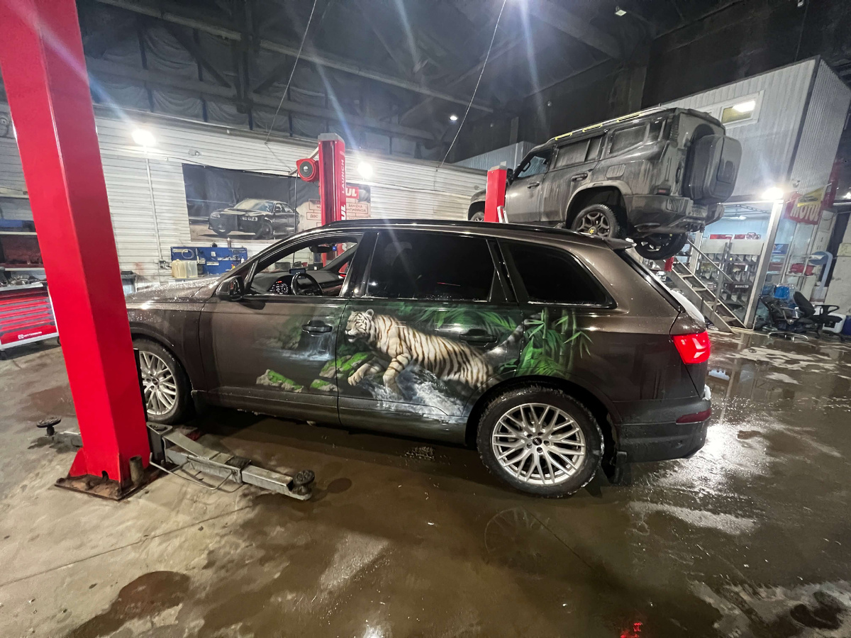 Замена охлаждающей жидкости Audi Q7 4M