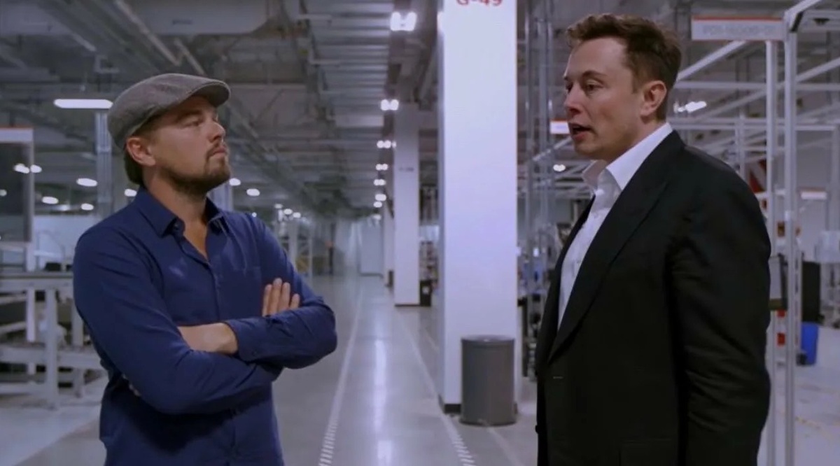 Илон Маск и Леонардо ди Каприо.