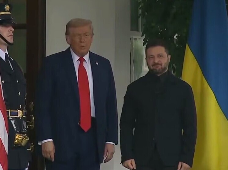     Дональд Трамп и Владимир Зеленский. Фото: кадр из видео.