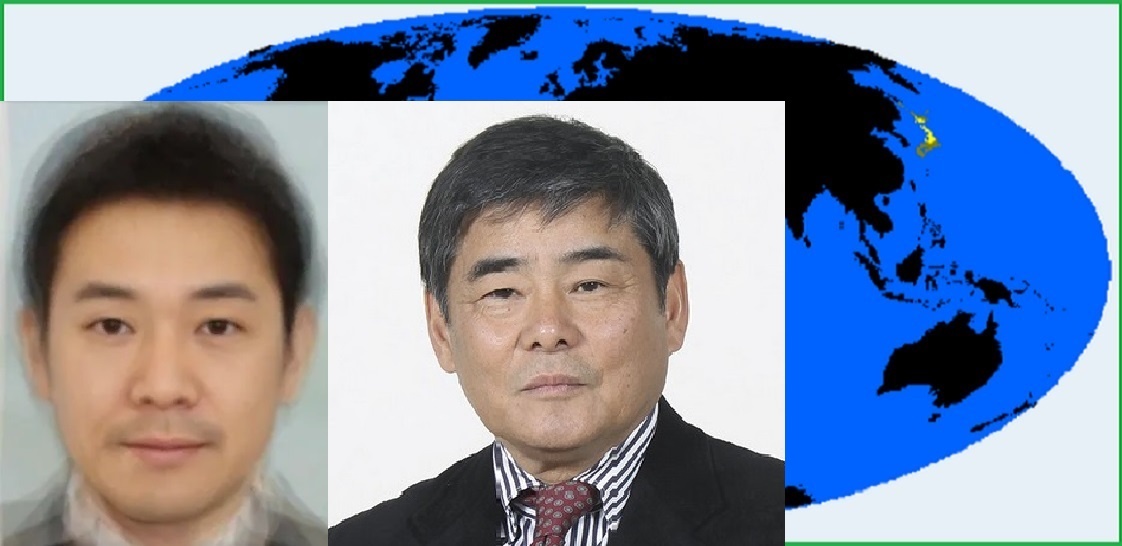 ПОТОМОК АЙНОВ.. Хироо Киношита (его фото справа) имеет расовый тип "Исикава" (фоторобот слева) с севера острова Хонсю (ареал типа на карте выделен жёлтым). (материал из открытых источников)