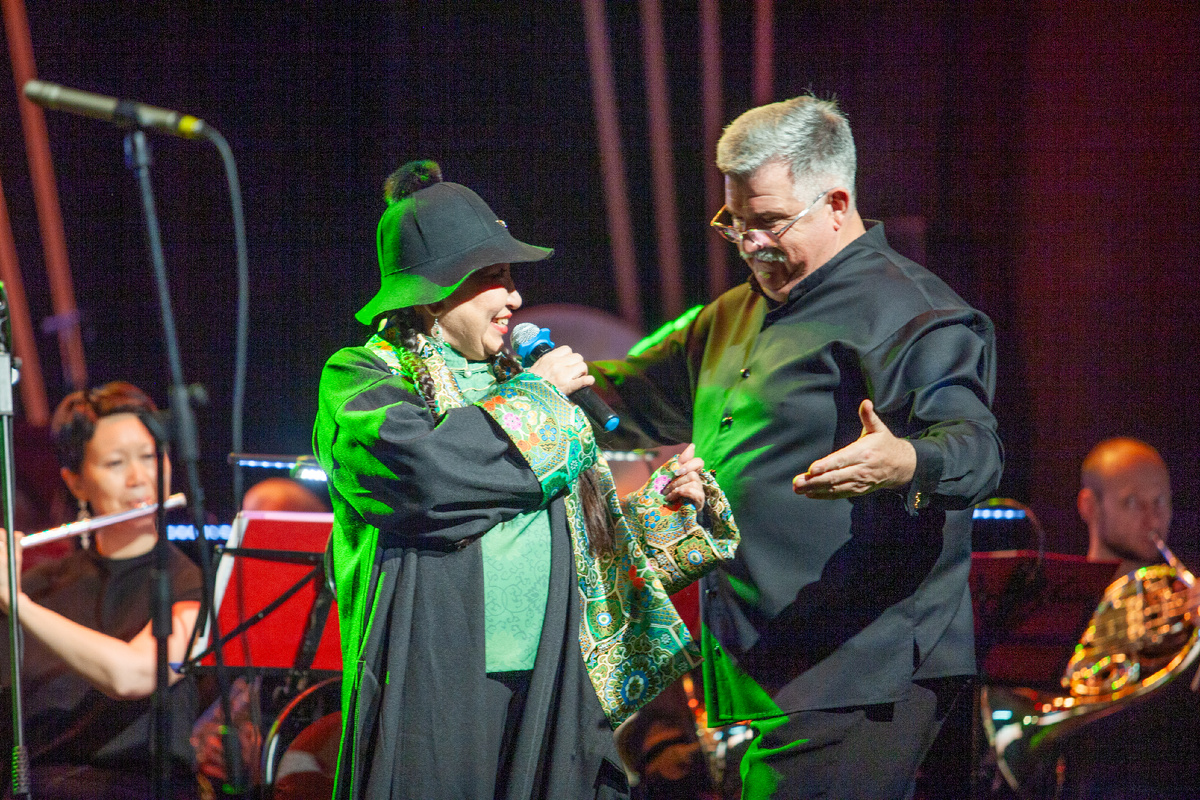 Я и Андрей Штарк на сцене АДМ