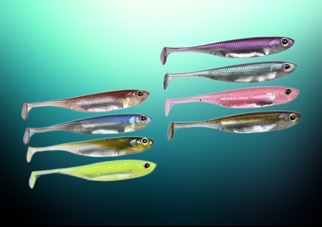 Силиконовые приманки - виброхвосты QualyQualy