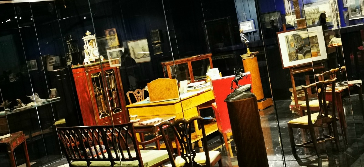 Кабинет А.Н. Бенуа - часть экспозиции