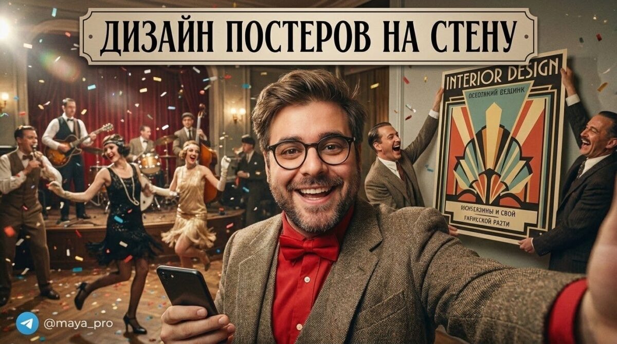    Как выбрать постеры для украшения стен в интерьере Артур Хорошев