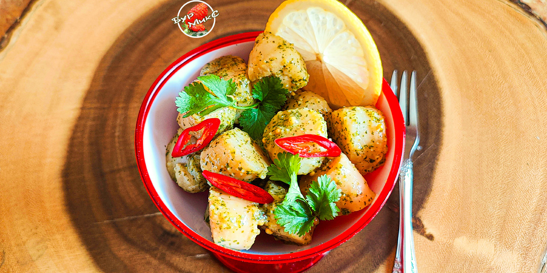 Закуска из морских гребешков