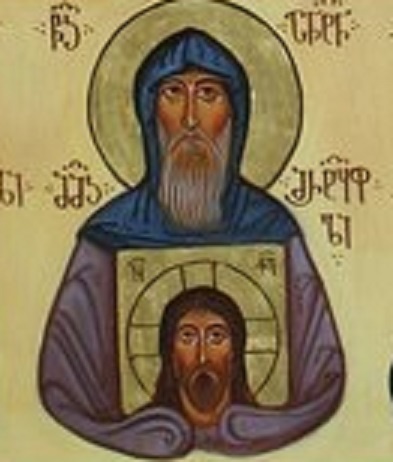 Преподобный Антоний Марткопский. Современная икона.