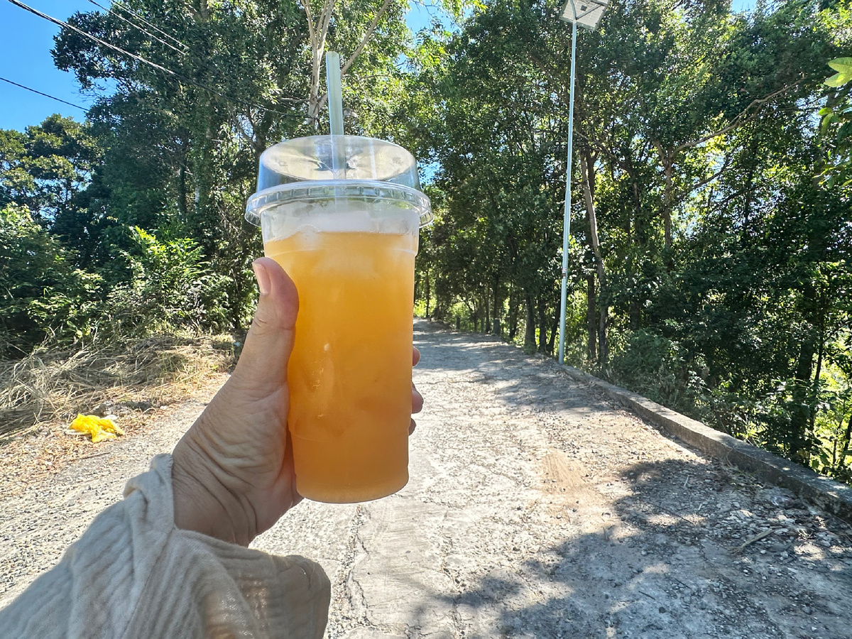 Апельсиновый смузи.