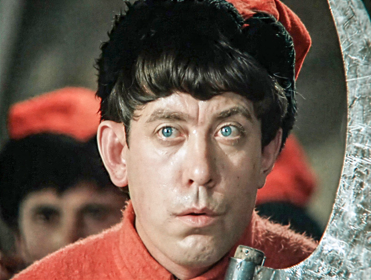 Кадр из фильма «Иван Васильевич меняет профессию», производство киностудии «Мосфильм», Экспериментальное творческое объединение, режиссёр Леонид Гайдай, 1973 г.