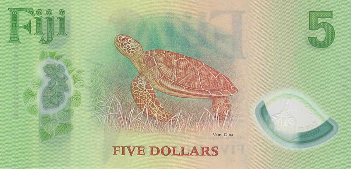 5 долларов Фиджи (оборотная сторона)