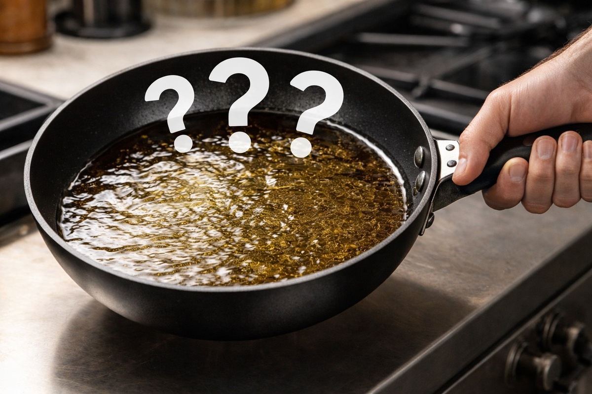    Повторно использовать раскаленное масло опасно для здоровья из-за вредных веществ и бактерий