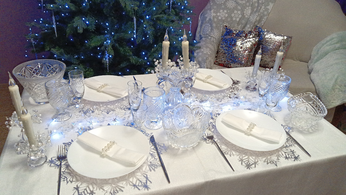 Винтаж на новогоднем столе: идея моей сервировки. Фото автора