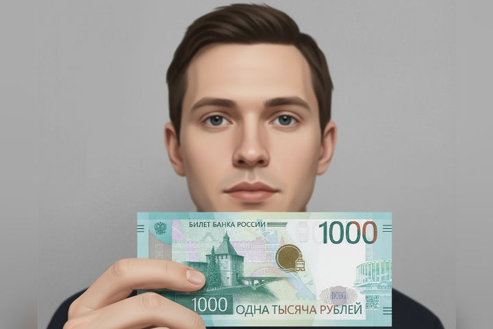    Банкнота сохранила привычную бирюзовую гамму. Изображение создано нейросетью.