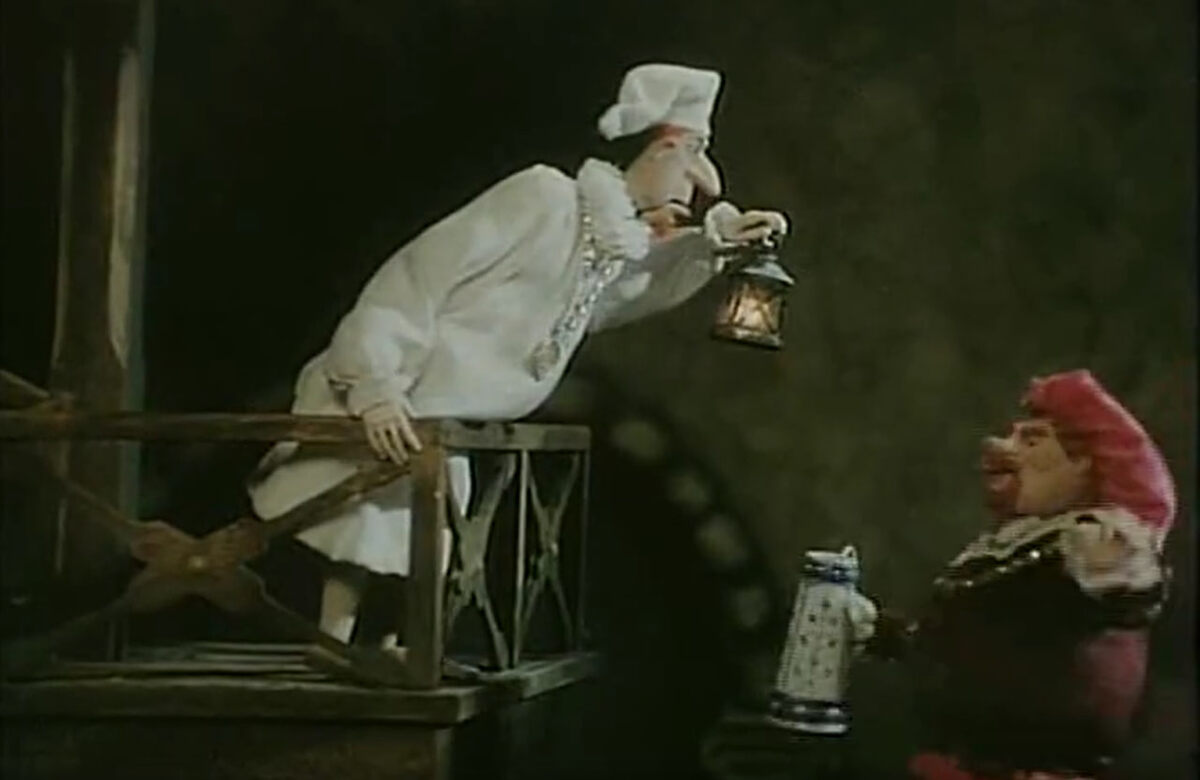 Сцена из м/ф "Двенадцатая ночь". Реж.М.Муат