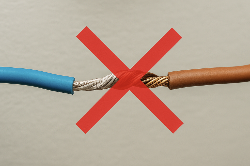 Несовместимость металлов - основная причина нагрева проводов
