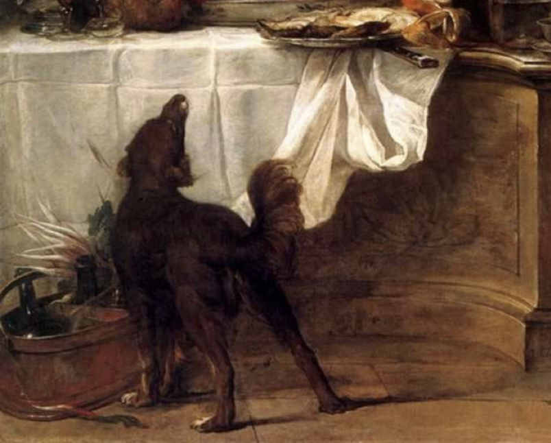 фрагмент работы «Буфет», (1728) 