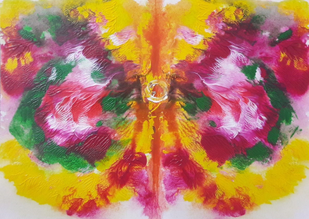 Арт-терапия. Пример рисунка на гармонизацию правого и левого полушария.