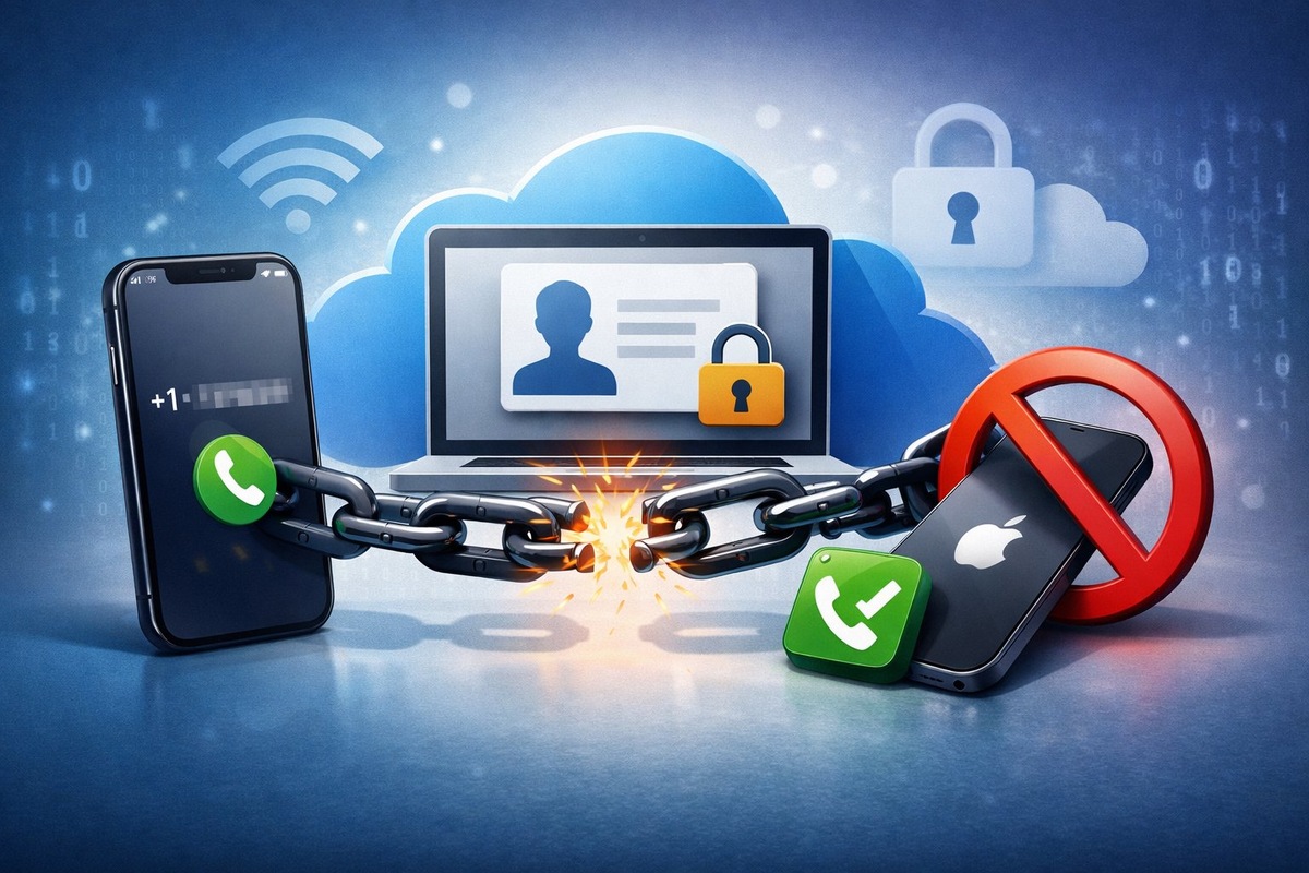    Отвязываем номер от Apple ID