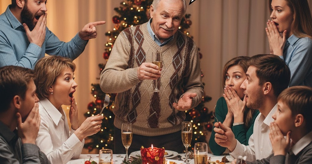 Свекр поцеловал под бой курантов