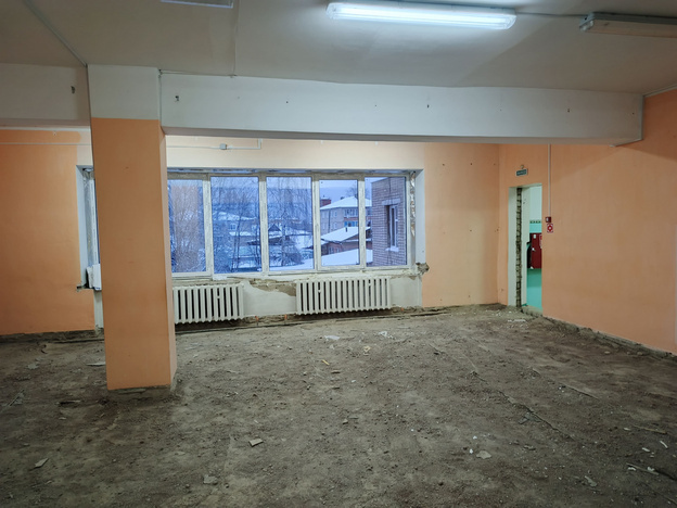    В зуевском детском саду «Родничок» идет капитальный ремонт