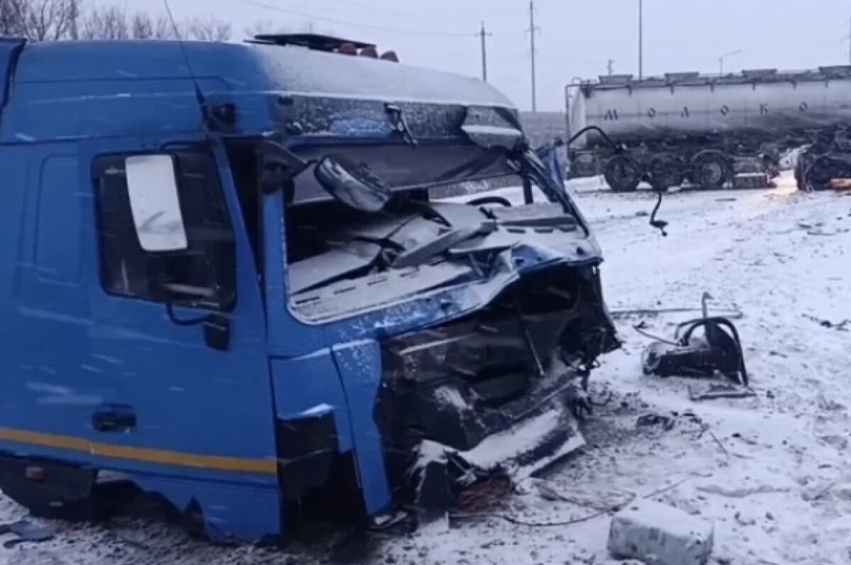    Под Белгородом водитель грузовика погиб в ДТП, не справившись с управлением