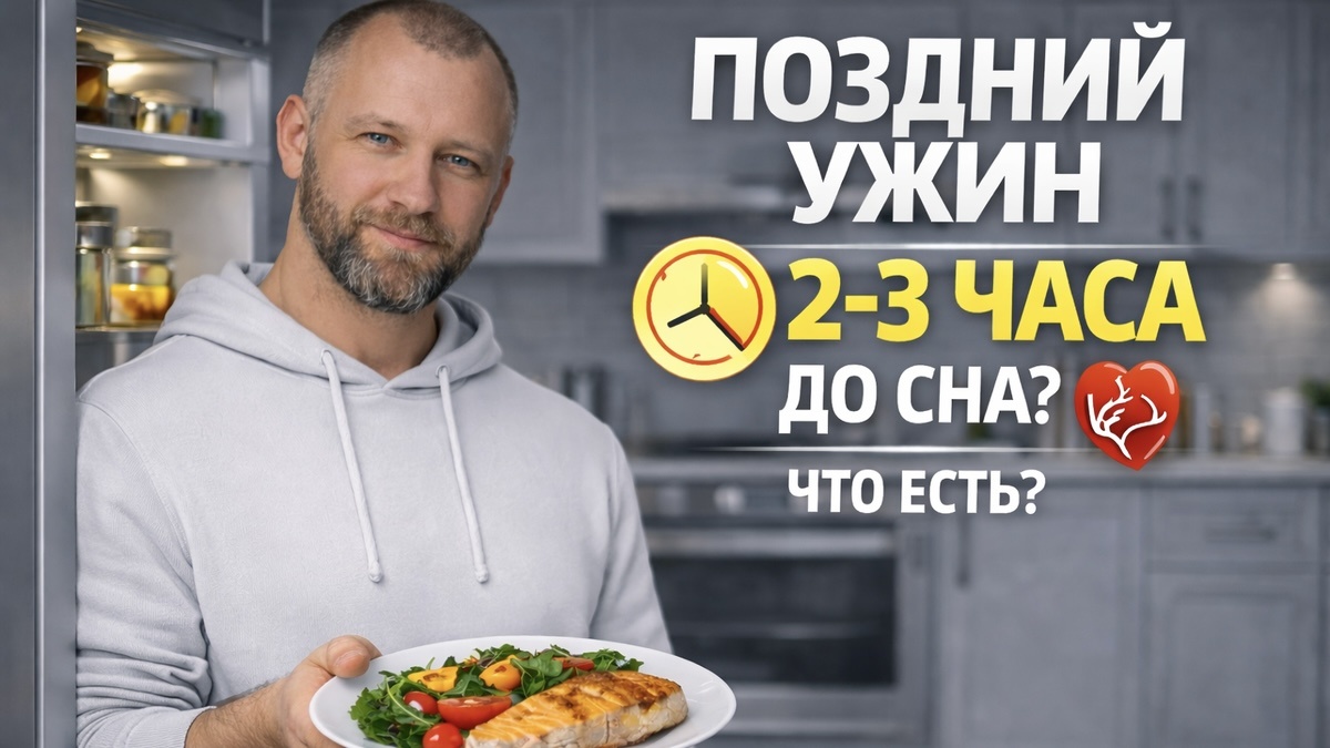 Поздний ужин — это проверка на адекватность. Чем ближе ко сну, тем проще тарелка и меньше порция.