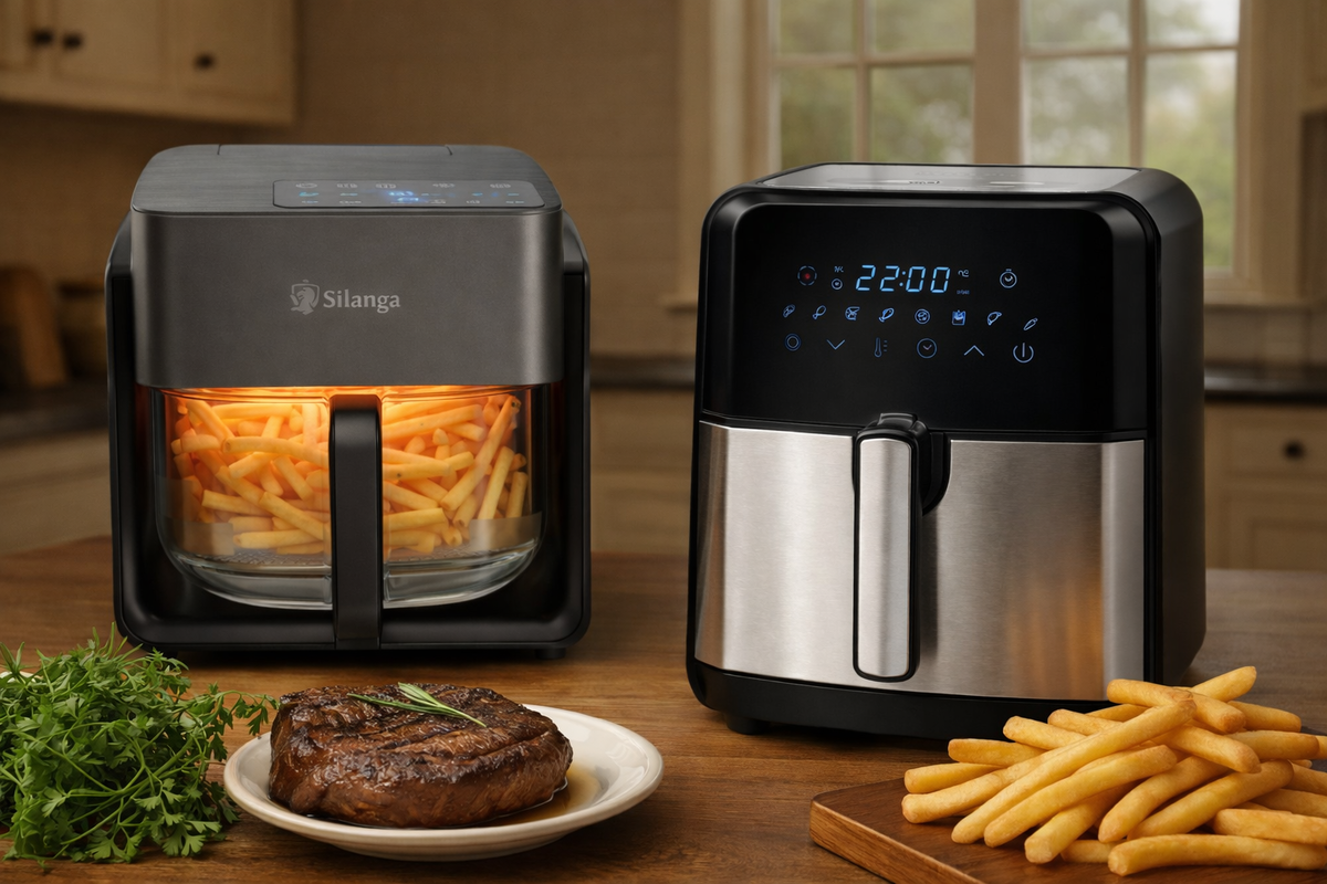 Аэрогрили Silanga AF500 PRO и Kitfort КТ-2239.