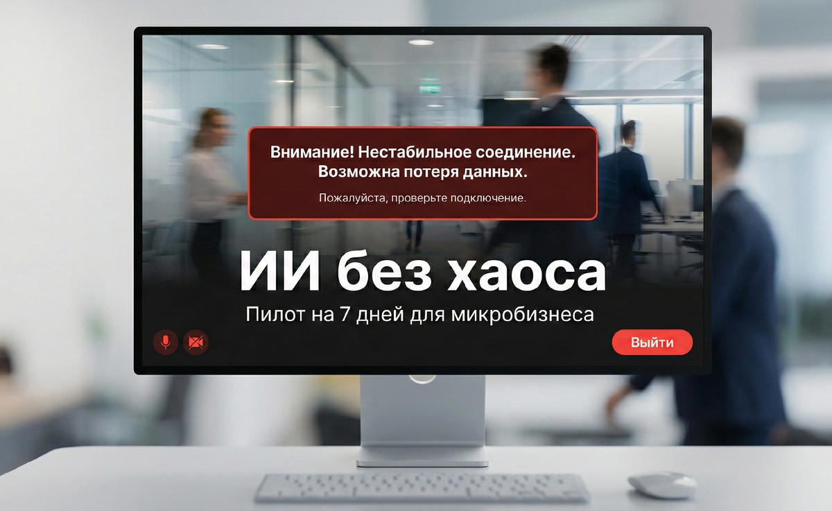 Пилот на 7 дней: быстрее, чем спорить, почему “не работает”