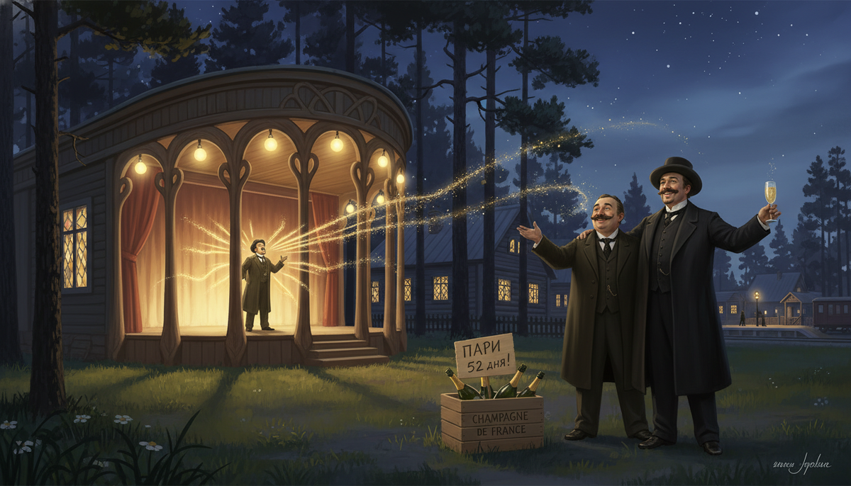 А вот и шампань поехало )))