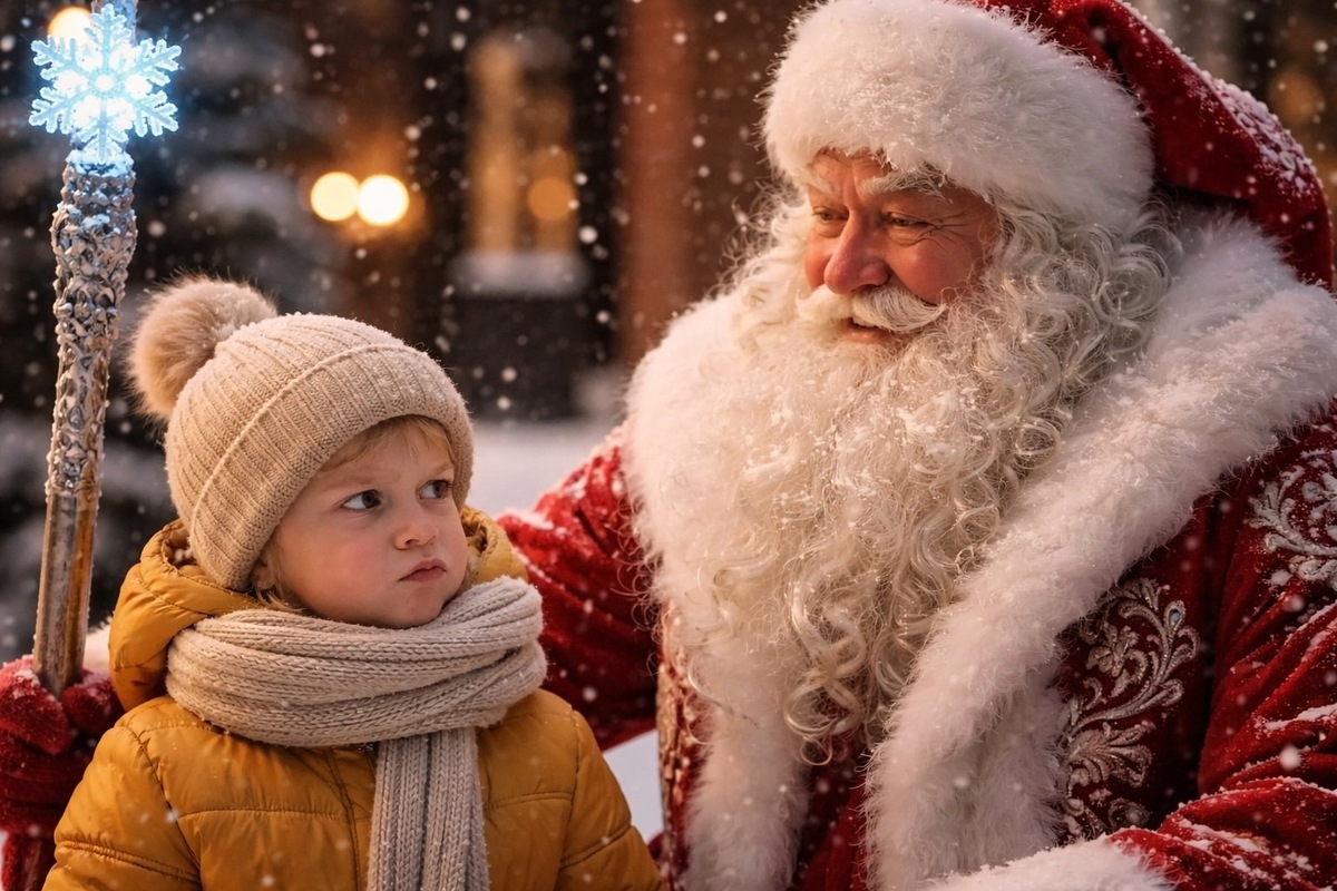    Иногда дети сами врут про веру в Деда Мороза, чтобы получать подарки