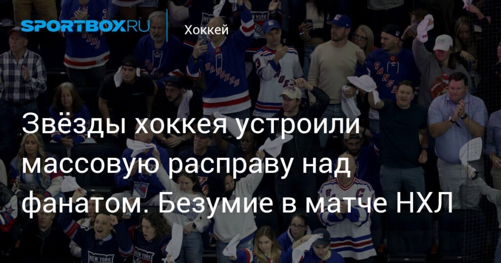    Массовая драка в НХЛ: хоккеисты и фанаты против (источник изображения) News Express Team