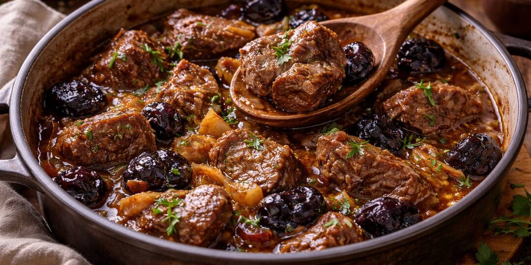 Говядина с черносливом, которая тает во рту